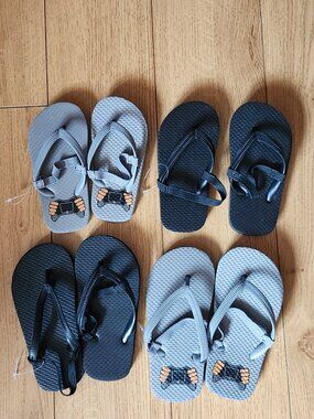 TODDLER Flip flop Lot of 4 Brand New and Unused Size 7, 8, 9, 10